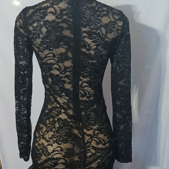 Sexy stretch lace cocktail dress New S/M - Picture 5 of 5